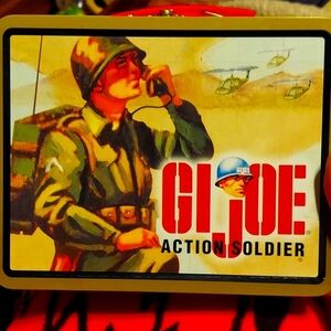 Vintage! Collectable! 1990s Tin G.I. Joe lunch box